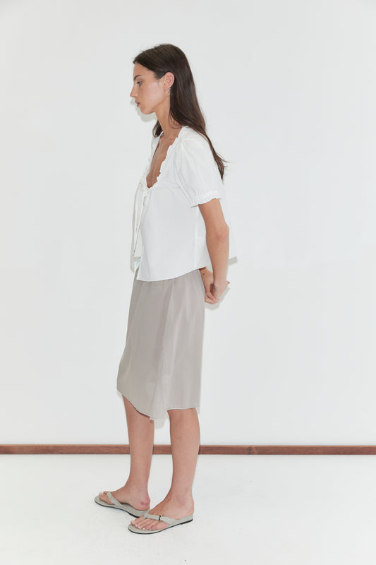 Deiji Studios Basic Skirt in Grey