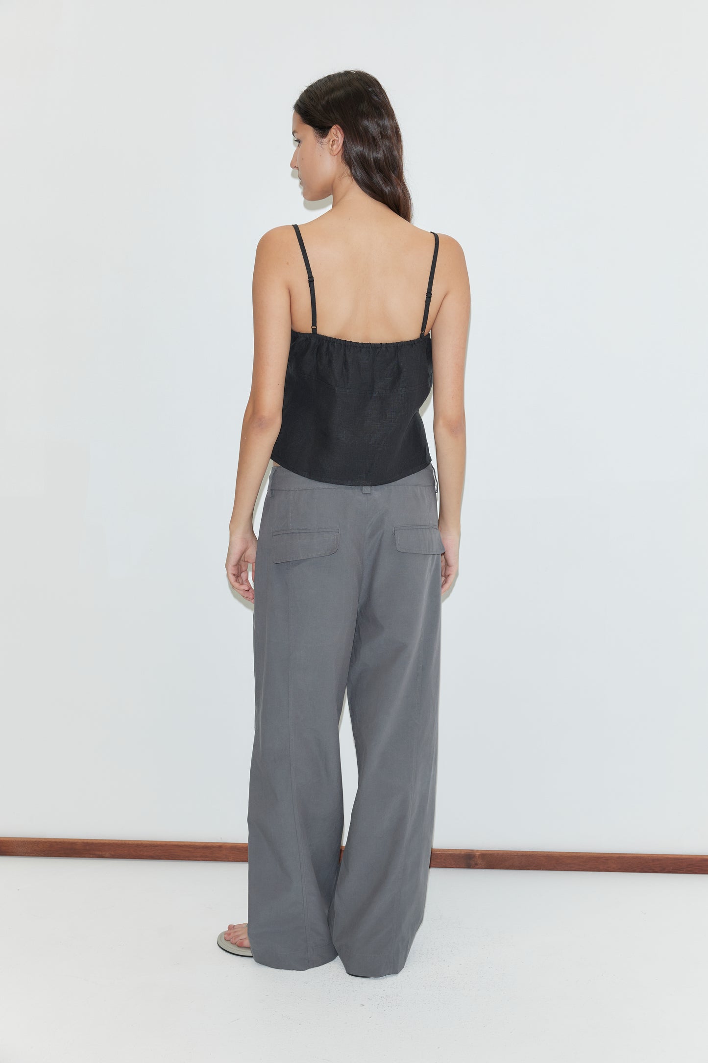 Deiji Studios Wrapping Top in Black