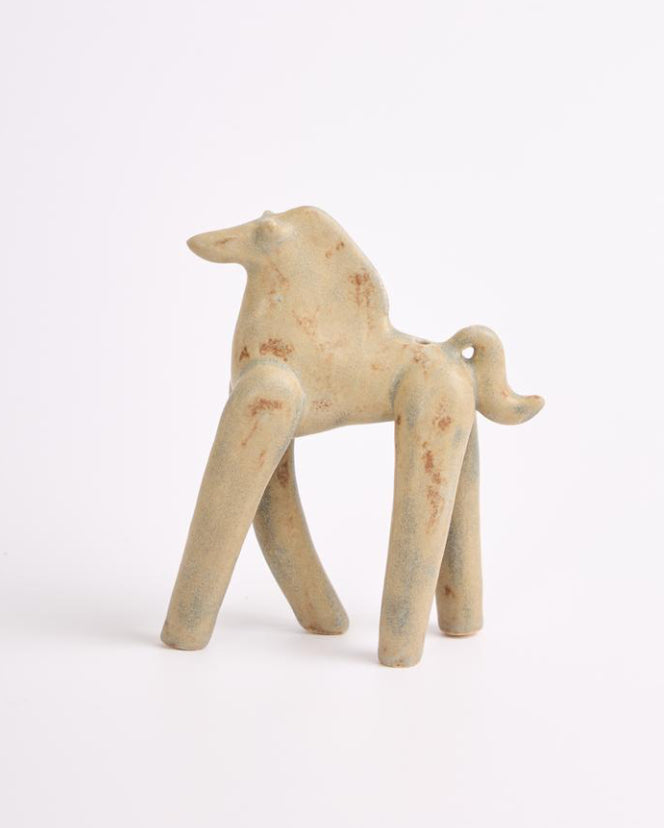 Jaajr Studio Horse Incense Holder in Granite