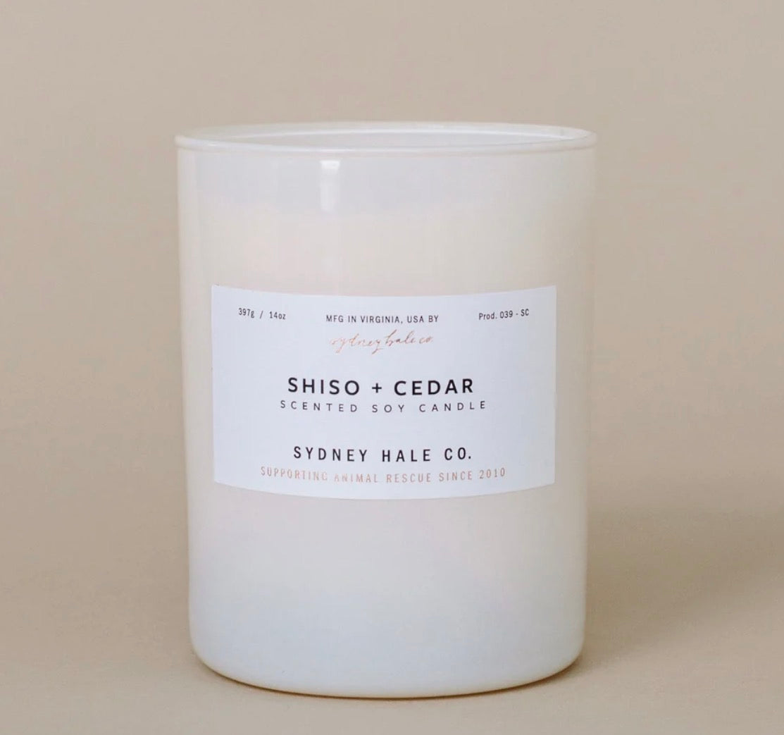 Sydney Hale Shiso + Cedar Candle