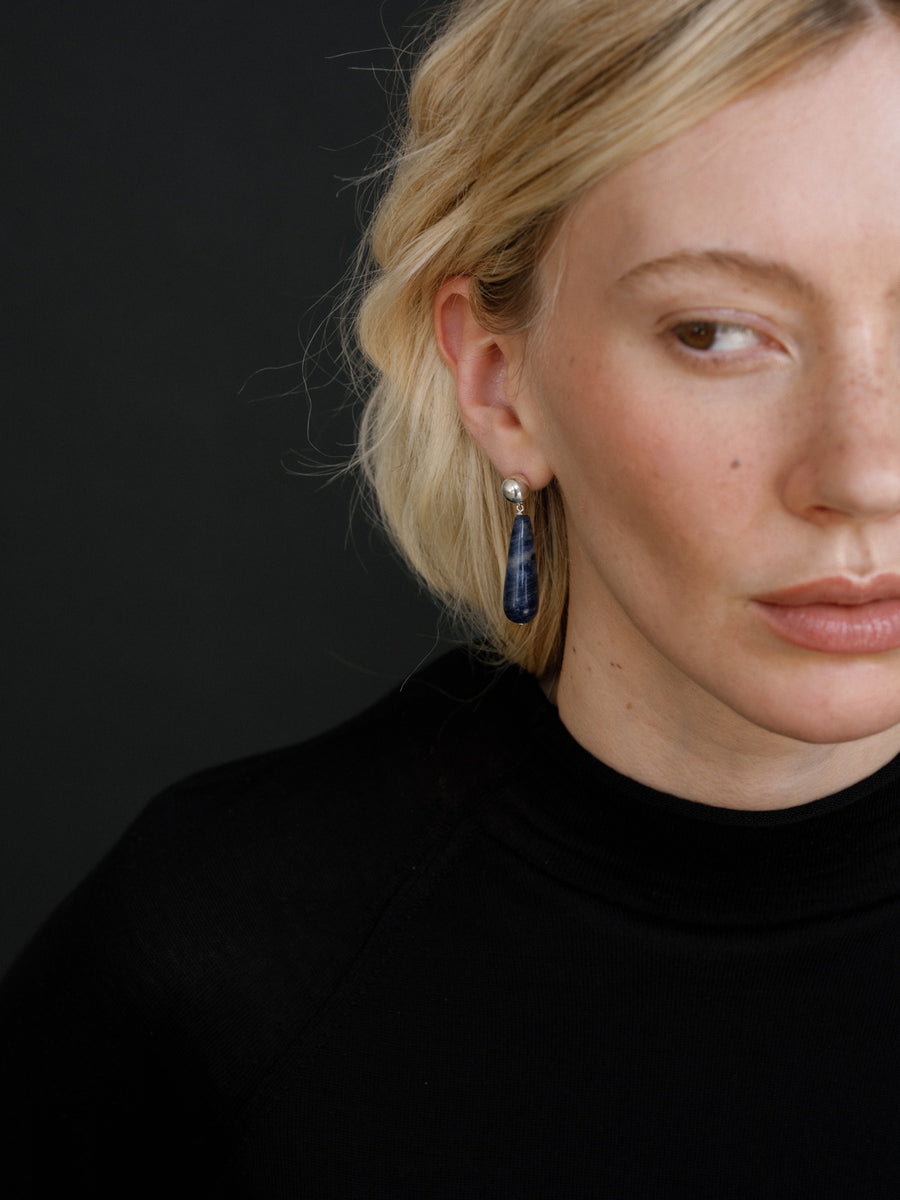 Lisbeth Arwen Stud Earring in Sodalite