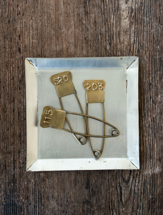 Fog Linen Silver Square Plate