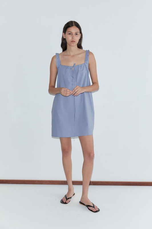 Deiji Studios Bow Dress in Iris