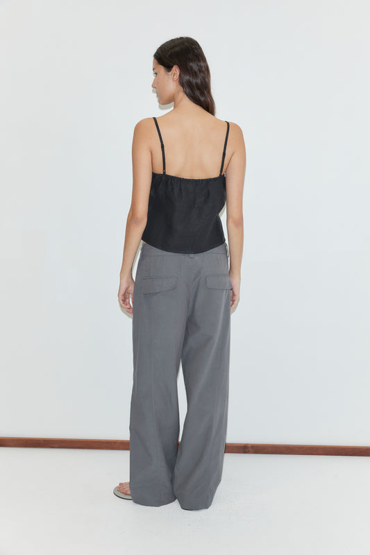 Deiji Studios Wrapping Top in Black