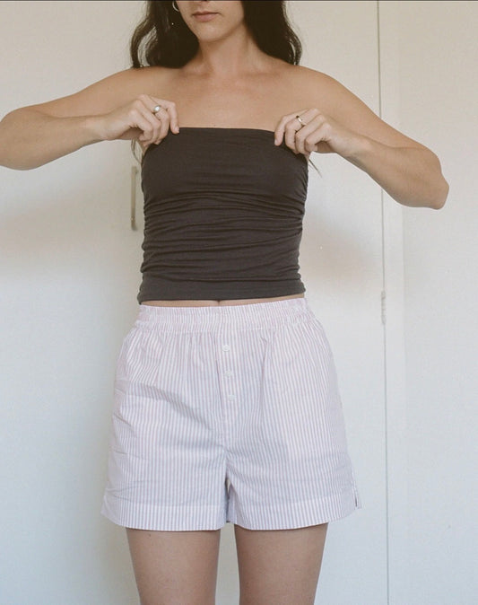 Non Private Seamless Bandeau in Slate