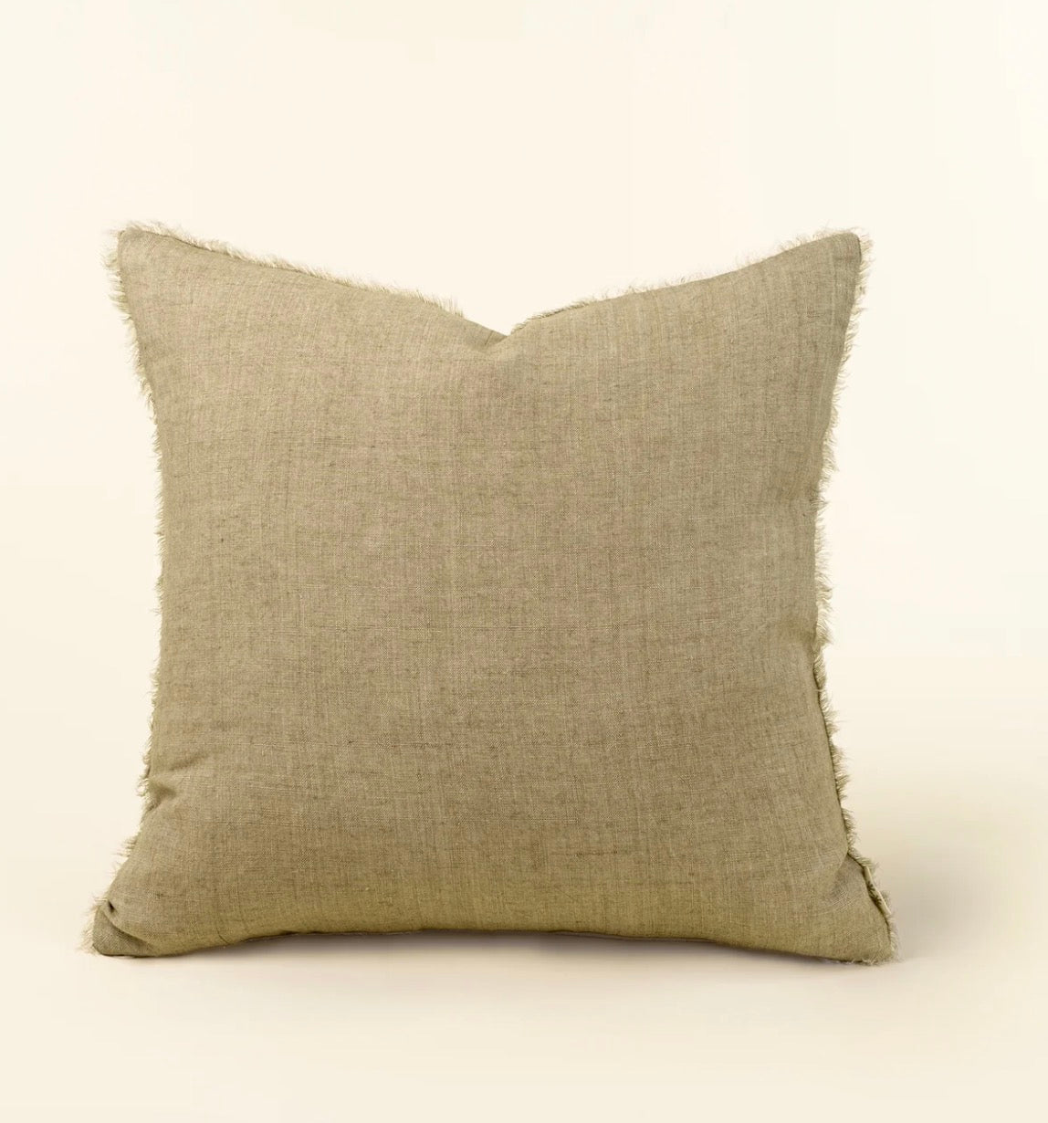 Lina Linen Pillow in Dune, 20x20