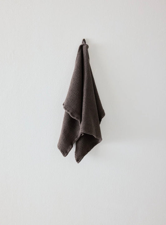 Nella Waffle Towel in Taupe
