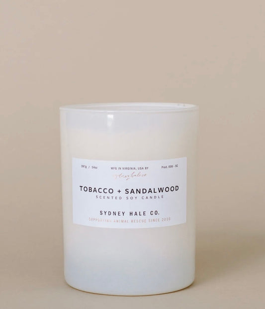 Sydney Hale Tobacco + Sandalwood Candle