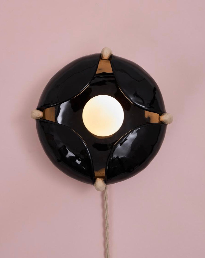 Jaajr Studio Pearl Sconce Mini in Black