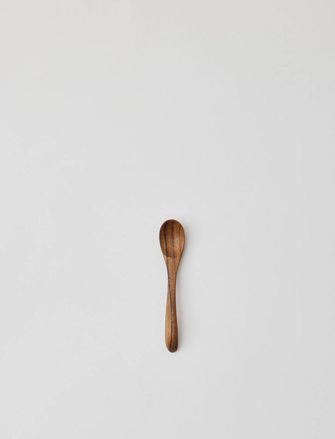Mini Teak Salt Spoon