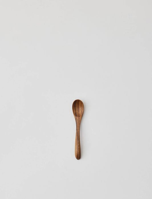 Mini Teak Salt Spoon