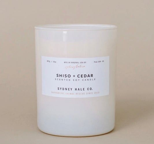Sydney Hale Shiso + Cedar Candle