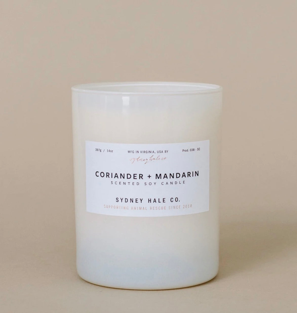 Sydney Hale Coriander + Mandarin Candle