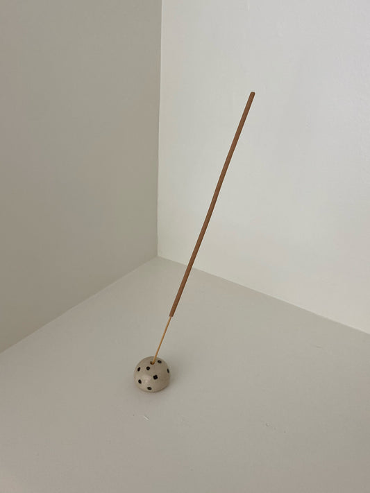 Someone Ceramics Polka Dot Incense Holder