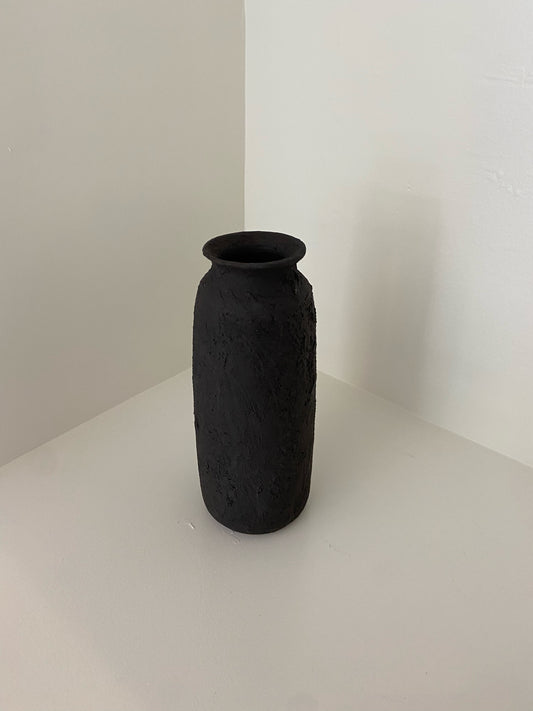 ELI WEST Small Black Vase