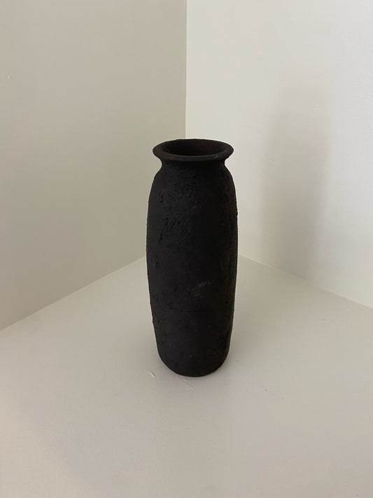 ELI WEST Medium Black Vase