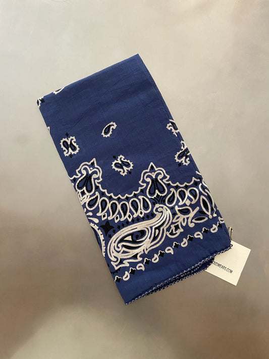 Oud Wears Organic Cotton Bandana in Blue
