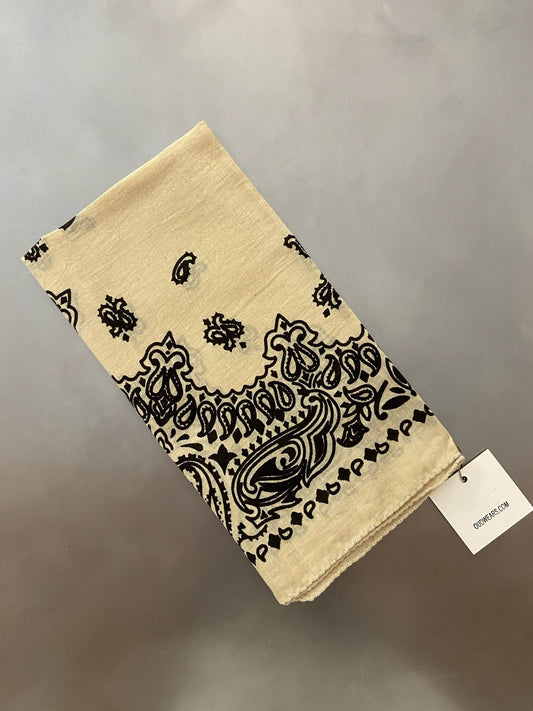 Oud Wears Organic Cotton Bandana in Cream