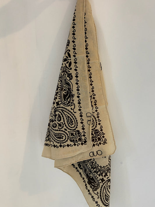 Oud Wears Organic Cotton Bandana in Cream