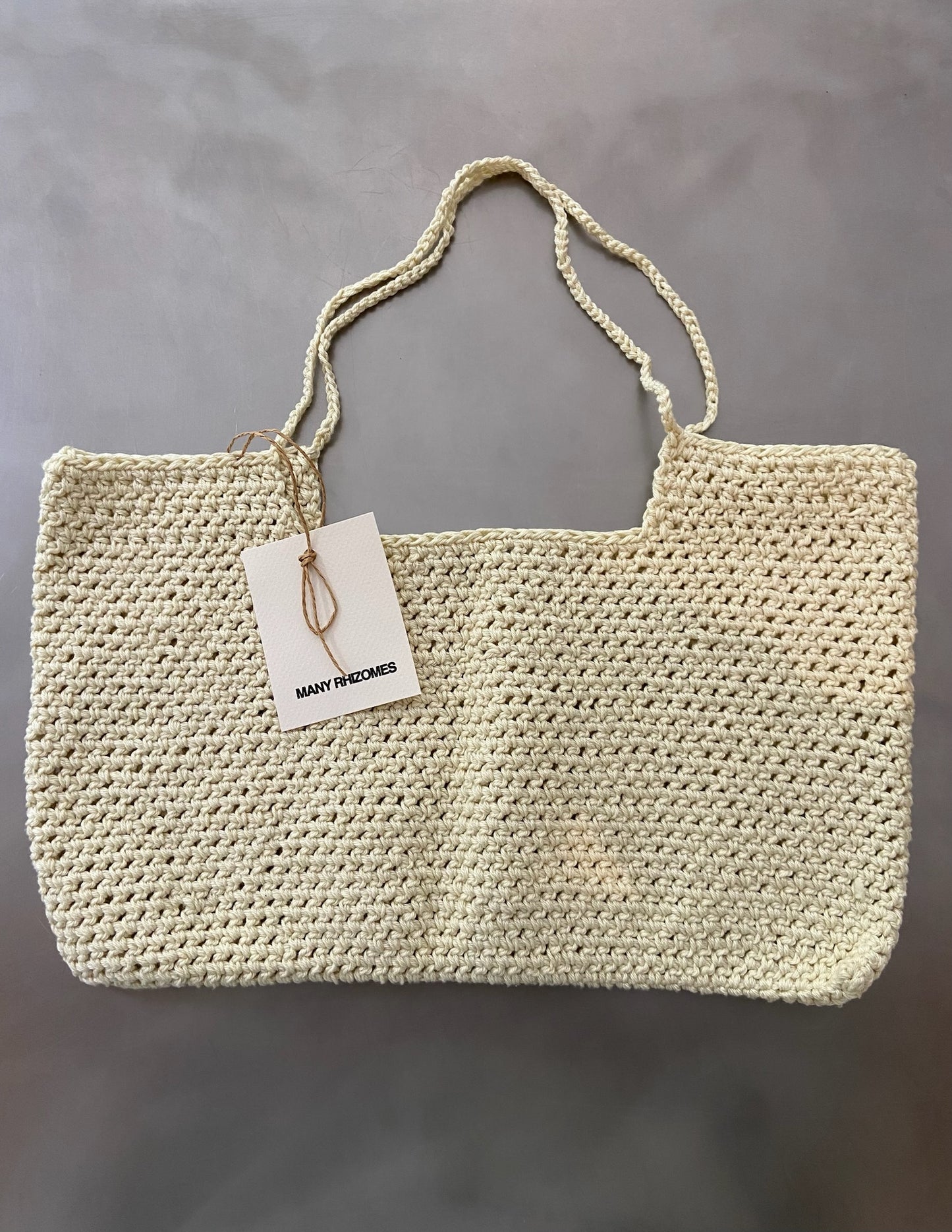 Many Rhizomes Beach Bag in Vanilla