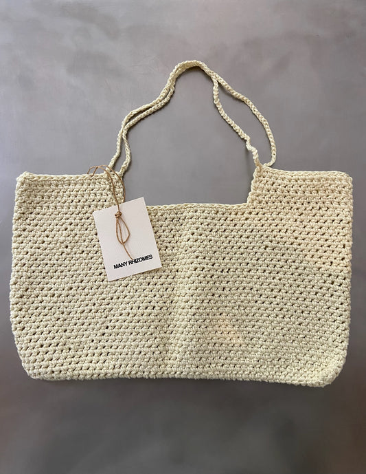 Many Rhizomes Beach Bag in Vanilla