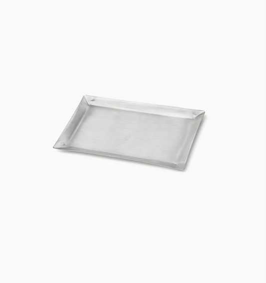 Fog Linen Silver Rectangular Plate