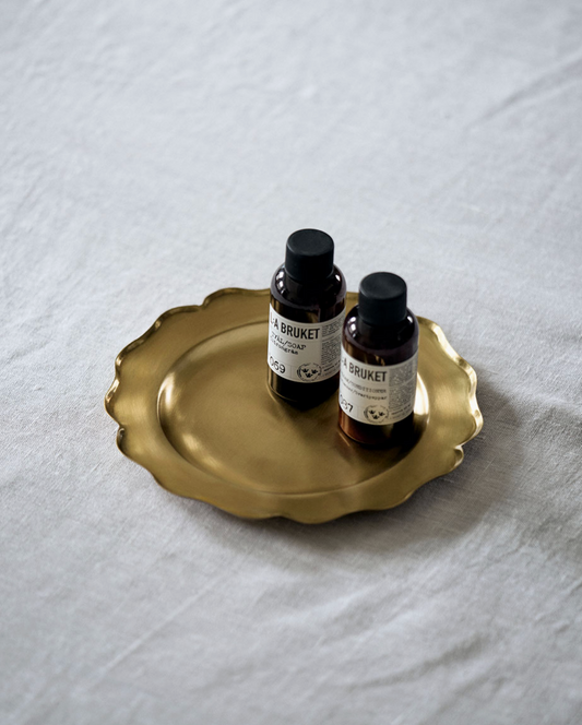 Fog Linen Decorative Brass Plate Medium