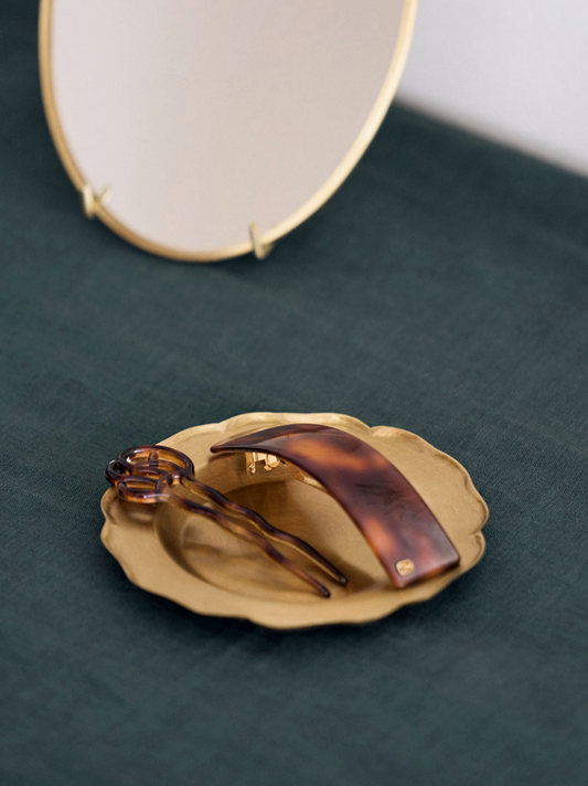 Fog Linen Decorative Brass Plate Small