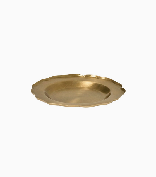 Fog Linen Decorative Brass Plate Small