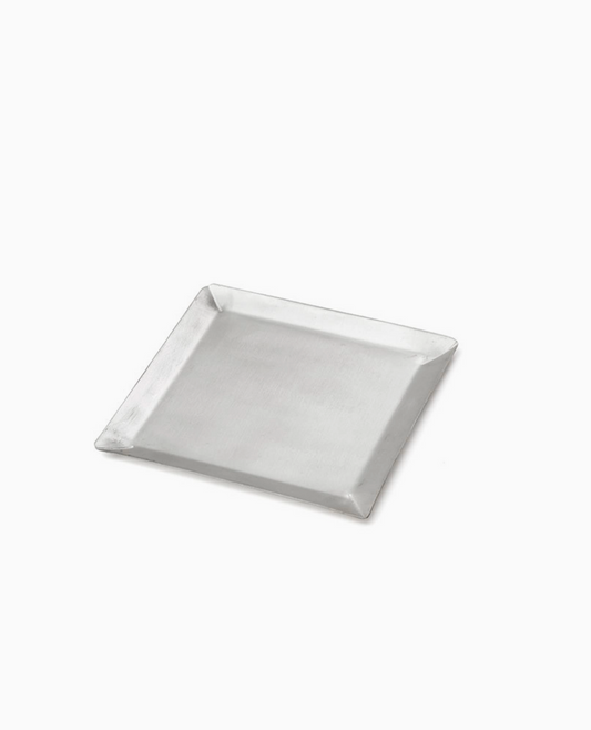 Fog Linen Silver Square Plate