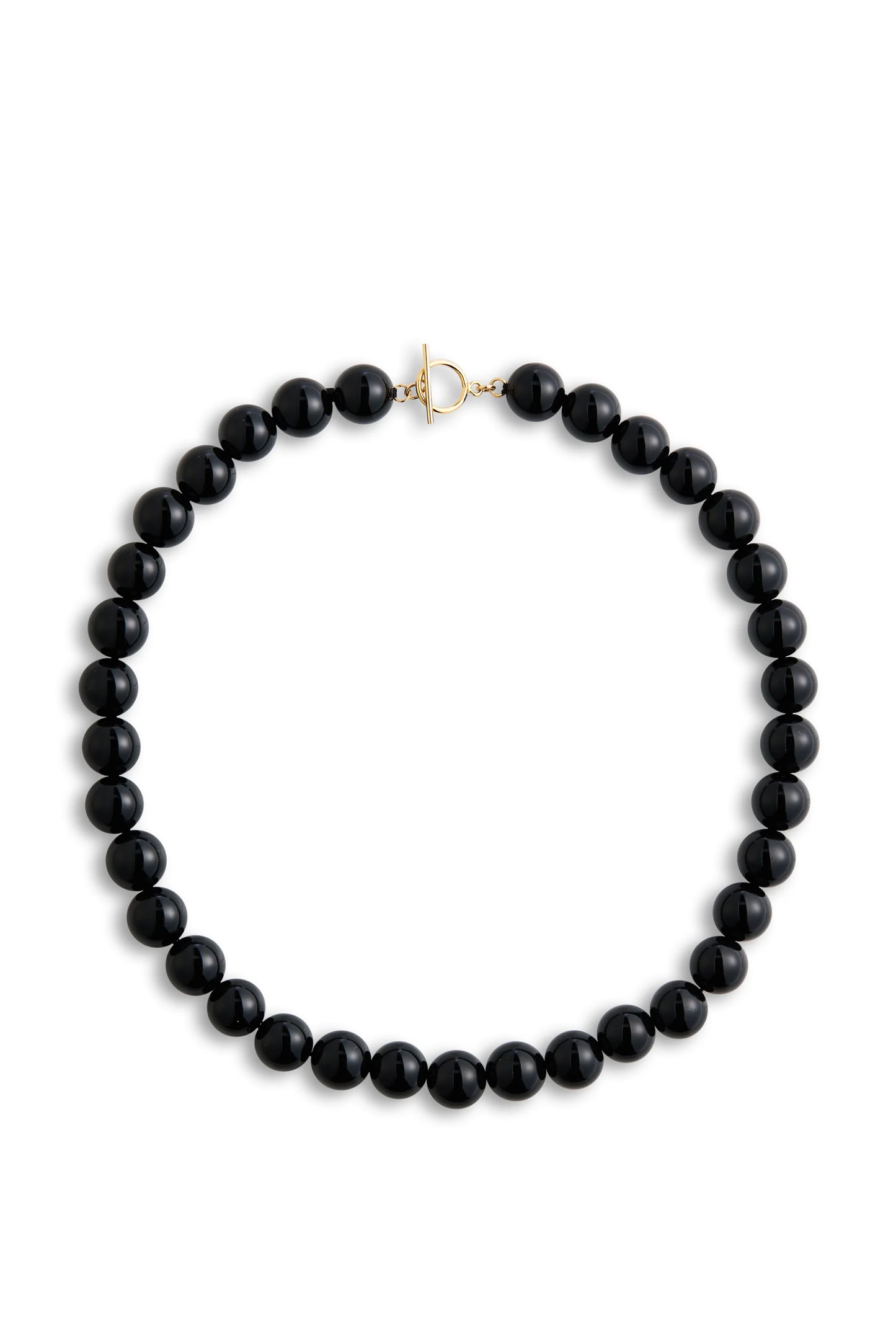 Lisbeth Grande Boule Necklace in Black Tourmaline
